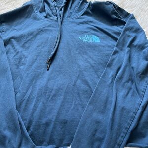 Cropped north face hoodie